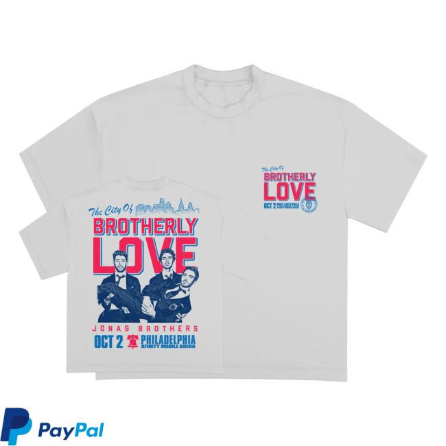 Jonas Brothers Store Merch Burning Up All Over Again Philadelphia, Pa City Tee White 5 Jonas Brothers Store Merch Burning Up All Over Again Philadelphia, Pa City Tee White