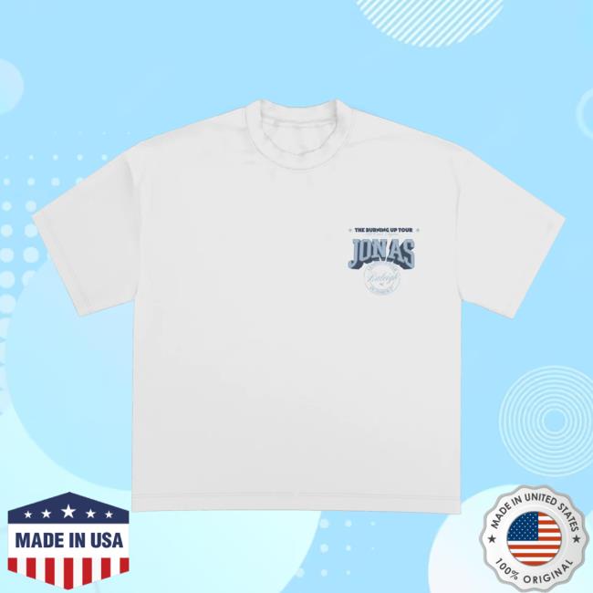 Jonas Brothers Store Merch Burning Up All Over Again Raleigh, Nc Tee White 3 Jonas Brothers Store Merch Burning Up All Over Again Raleigh, Nc Tee White