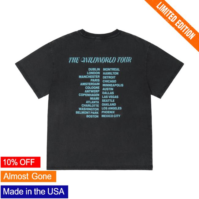 Katseye Store Merch Wildworld Black Routing T-Shirt 4 Katseye Store Merch Wildworld Black Routing T-Shirt