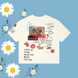 Katseye Store Merch Wildworld Ivory Routing T-Shirt