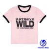 Katseye Store Merch Wildworld Pink Ringer T-Shirt