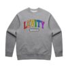 Levity Store Merch Levity Bass U Back To School Crewneck Sweatshirt In Heather Grey