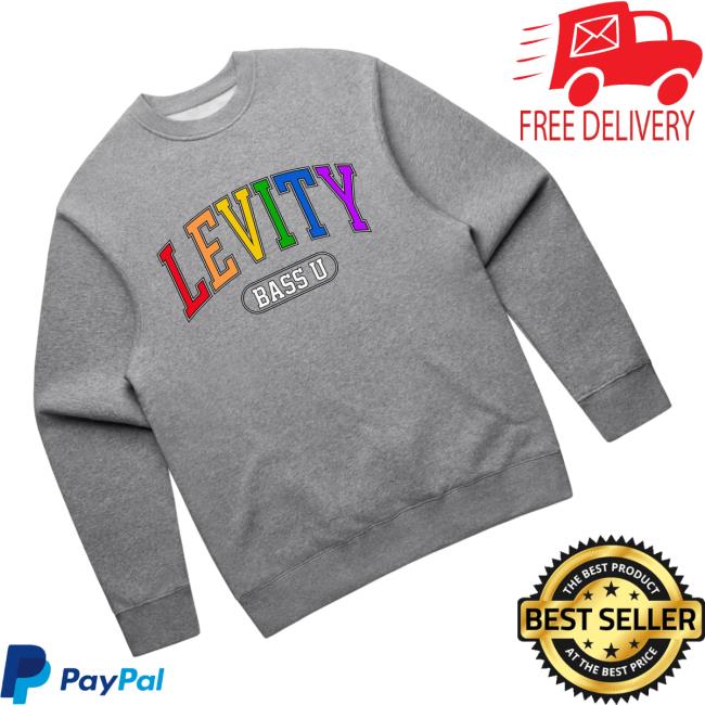 Levity Store Merch Levity Bass U Back To School Crewneck Sweatshirt In Heather Grey 4 Levity Store Merch Levity Bass U Back To School Crewneck Sweatshirt In Heather Grey
