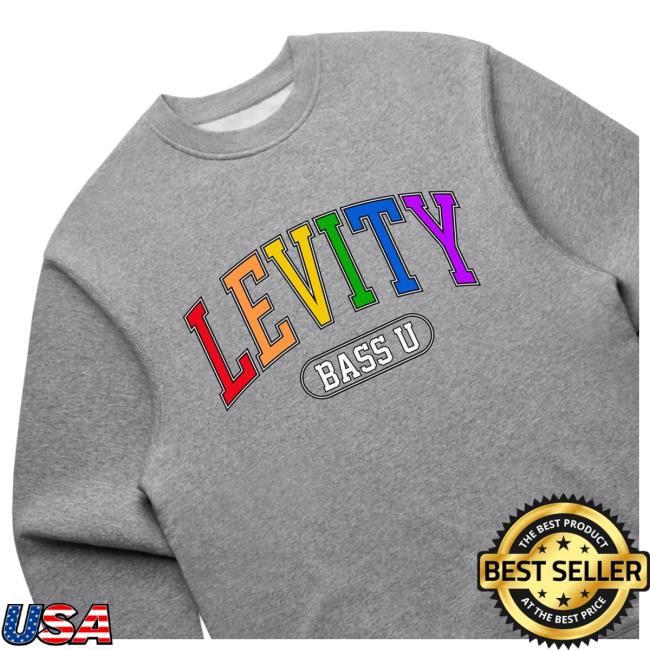 Levity Store Merch Levity Bass U Back To School Crewneck Sweatshirt In Heather Grey 5 Levity Store Merch Levity Bass U Back To School Crewneck Sweatshirt In Heather Grey