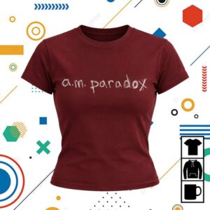 Lost Kids Forever Store Merch A.M. Paradox (10 Year Anniversary Women's Tee) Burgundy