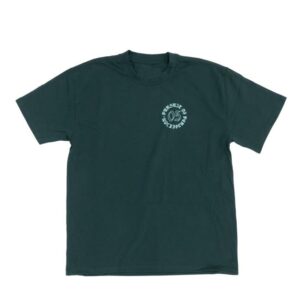Lzmfg Store Merch Blackletter Crest Heavyweight Tee Pine Green