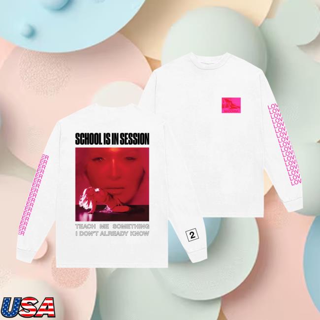 Madonna Store Merch School Is In Session Projection Long Sleeve Tee 5 Madonna Store Merch School Is In Session Projection Long Sleeve Tee