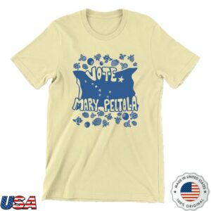 Mary Peltola Merch Store Berry Flag Unisex Pale Yellow Tee