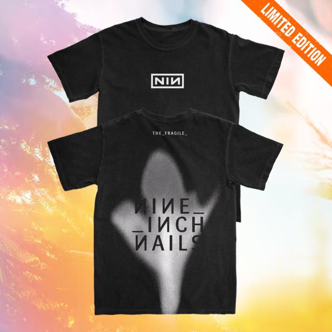Nine Inch Nails Official Store Merch The Fragile Monochrome Flower Tee 5 Nine Inch Nails Official Store Merch The Fragile Monochrome Flower Tee