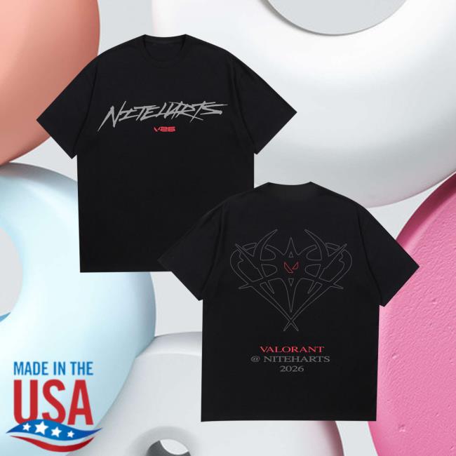 Niteharts Store Merch Valorant Niteharts 2026 Tee 2 Niteharts Store Merch Valorant Niteharts 2026 Tee