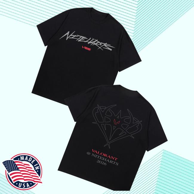 Niteharts Store Merch Valorant Niteharts 2026 Tee 3 Niteharts Store Merch Valorant Niteharts 2026 Tee