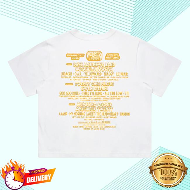 Oceans Calling Festival Merch Store Bikini Lineup Crop Tee 4 Oceans Calling Festival Merch Store Bikini Lineup Crop Tee