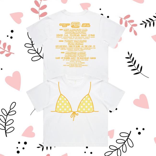 Oceans Calling Festival Merch Store Bikini Lineup Crop Tee 5 Oceans Calling Festival Merch Store Bikini Lineup Crop Tee