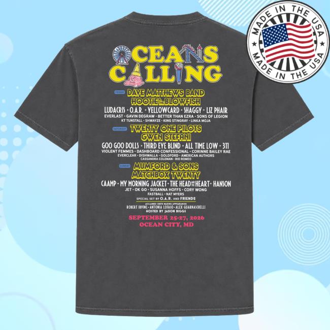 Oceans Calling Festival Merch Store Lousy Lineup Tee 4 Oceans Calling Festival Merch Store Lousy Lineup Tee