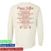 Oceans Calling Festival Merch Store Sand Castle Lineup Long Sleeve Tee