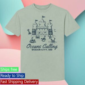 Oceans Calling Festival Merch Store Sand Castle Lineup Tee