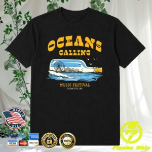 Oceans Calling Festival Store Merch Bottle Lineup Tee
