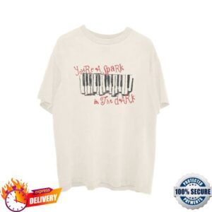 Olivia Rodrigo Store Merch Spark In The Dark Piano T-Shirt