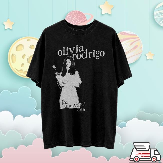 Olivia Rodrigo Store Merch Unraveled Dandelion Tour T-Shirt 2 Olivia Rodrigo Store Merch Unraveled Dandelion Tour T-Shirt