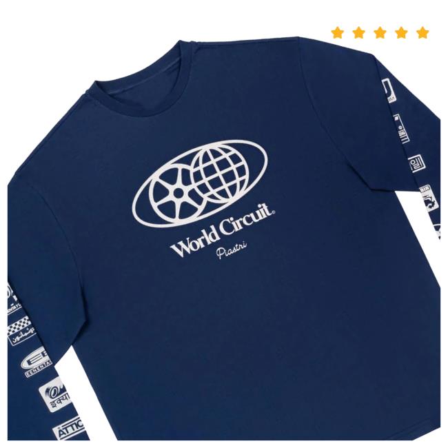 Oscar Piastri Store Merch World Circuit Long Sleeve T-Shirt Blue 5 Oscar Piastri Store Merch World Circuit Long Sleeve T-Shirt Blue