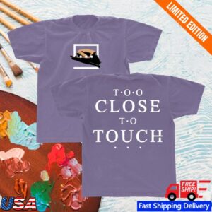 Parting Gift Records Merch Store Too Close To Touch Album Tee (Purple)
