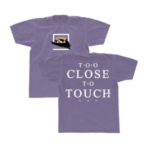 Parting Gift Records Store Merch Too Close To Touch Album Tee (Purple)
