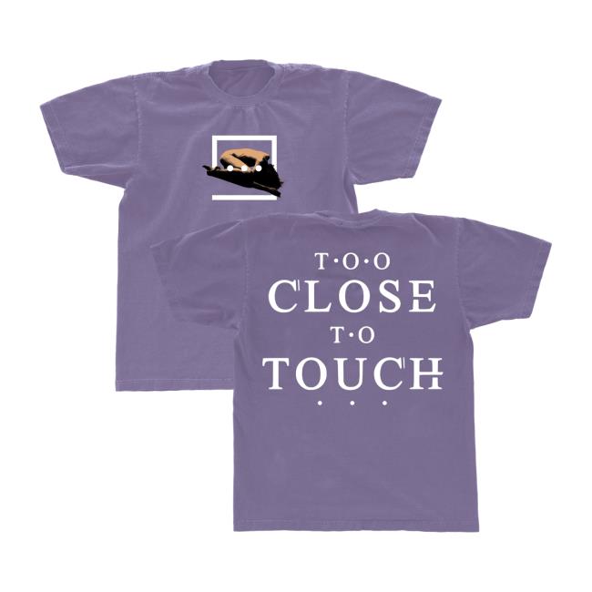 Parting Gift Records Store Merch Too Close To Touch Album Tee (Purple) 3 Parting Gift Records Store Merch Too Close To Touch Album Tee (Purple)