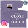 Parting Gift Records Store Merch Too Close To Touch Album Tee (Purple) 2 Parting Gift Records Store Merch Too Close To Touch Album Tee (Purple)