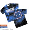 Parting Gift Records Store Merch Too Close To Touch Blue Tie-Dye Tee