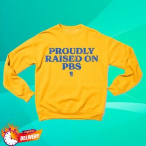 Pbs Shop Store Merch Proudly Raised On Pbs Crewneck Sweatshirt
