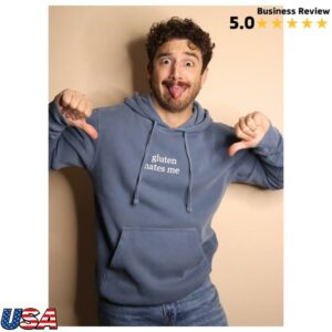 Phil Hates Gluten Store Merch Gluten Hates Me Hoodie