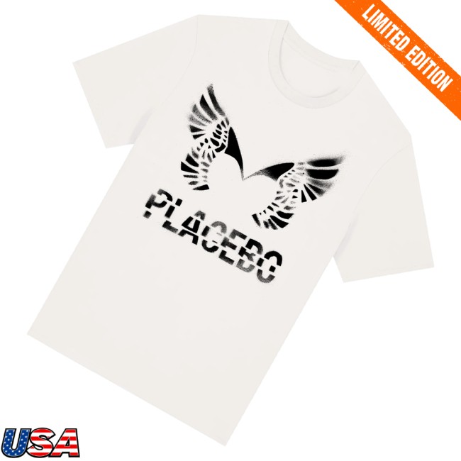Placebo Merch Store Wings Off White T-Shirt 3 Placebo Merch Store Wings Off White T-Shirt