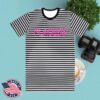 Placebo Store Merch Placebo Pink Logo Striped T-Shirt