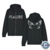 Placebo Store Merch Placebo Wings Zipped Hoodie