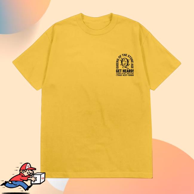 Queens Of The Stone Age Store Merch Complaint Line Tee 3 Queens Of The Stone Age Store Merch Complaint Line Tee