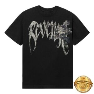 Revenge Store Merch Dark Rose Arch Logo Tee Black