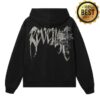 Revenge Store Merch Dark Rose Arch Logo Zip Black