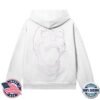 Revenge Store Merch Glitter Arch Logo Zip White Pink
