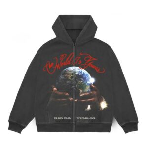 Rio Da Yung Og Merch Store The World Is Yours Zip Hoodie