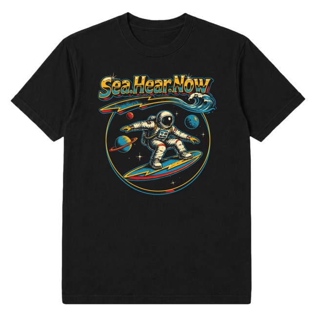 Sea.Hear.Now Festival Merch Store Astronaut Lineup Tee 3 Sea.Hear.Now Festival Merch Store Astronaut Lineup Tee