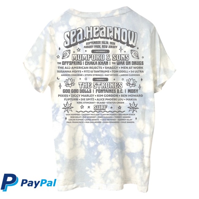 Sea.Hear.Now Festival Merch Store Turtle Lineup Tee 4 Sea.Hear.Now Festival Merch Store Turtle Lineup Tee