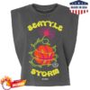 Seattle Storm Team Shop Merch Round21 Ball Flower Strength Tee