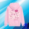 Shakira Store Merch Bubble Txt Lt Pink Kids Po Hoody