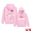 Shakira Store Merch Bubble Txt Lt Pink Kids Po Hoody