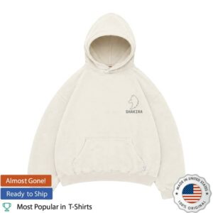 Shakira Store Merch Cream Wolf Po Hoody