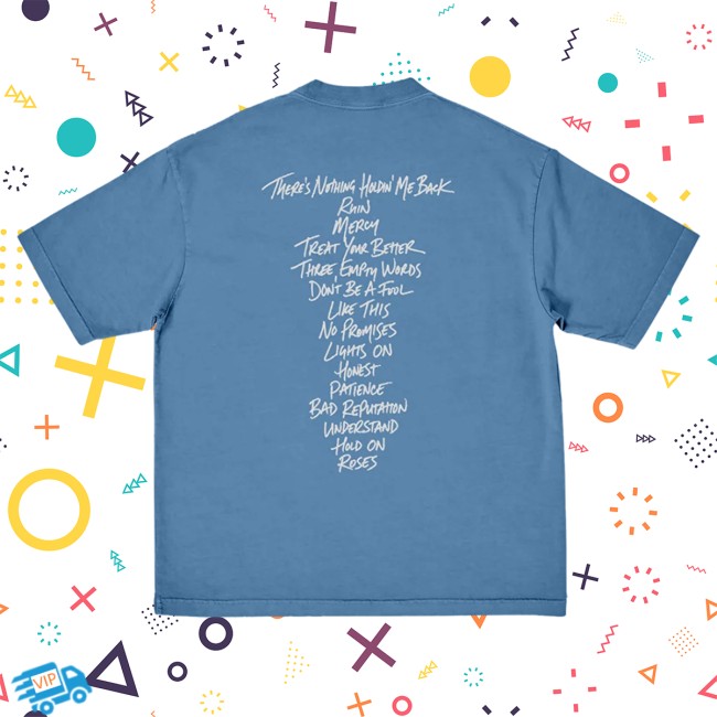 Shawn Mendes Merch Store Illuminate Tracklist T-Shirt 4 Shawn Mendes Merch Store Illuminate Tracklist T-Shirt