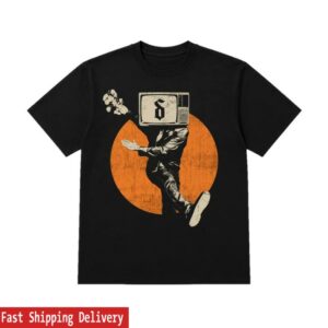Shinedown Store Merch Crazy Tv Man Black Tshirt