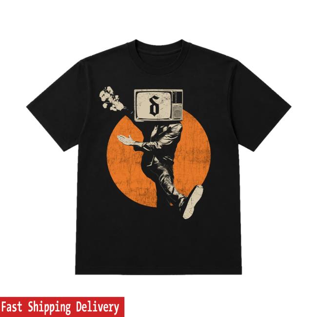 Shinedown Store Merch Crazy Tv Man Black Tshirt 3 Shinedown Store Merch Crazy Tv Man Black Tshirt