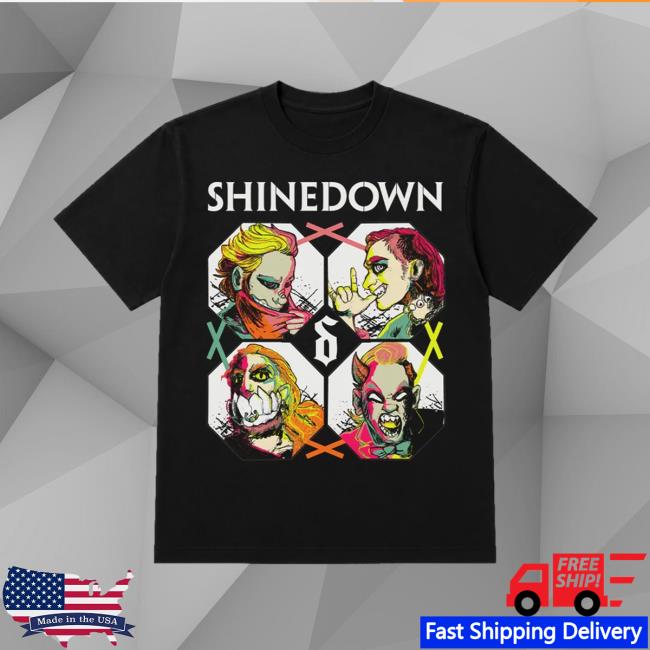 Shinedown Store Merch Monsters 2026 Black Tshirt 3 Shinedown Store Merch Monsters 2026 Black Tshirt