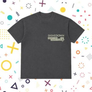 Shinedown Store Merch Photo Tour Charcoal Tshirt